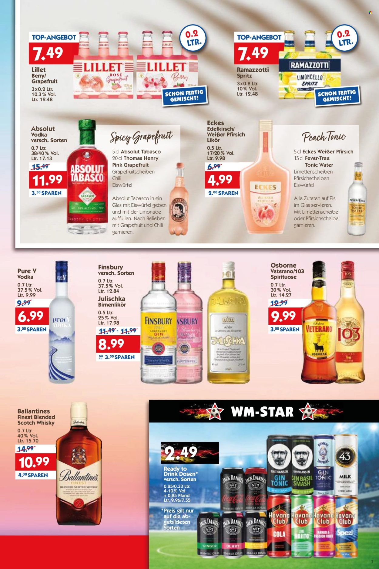 Hol'ab! Getränkemarkt Prospekte  - 29.06.2026 - 4.07.2026. Seite 7