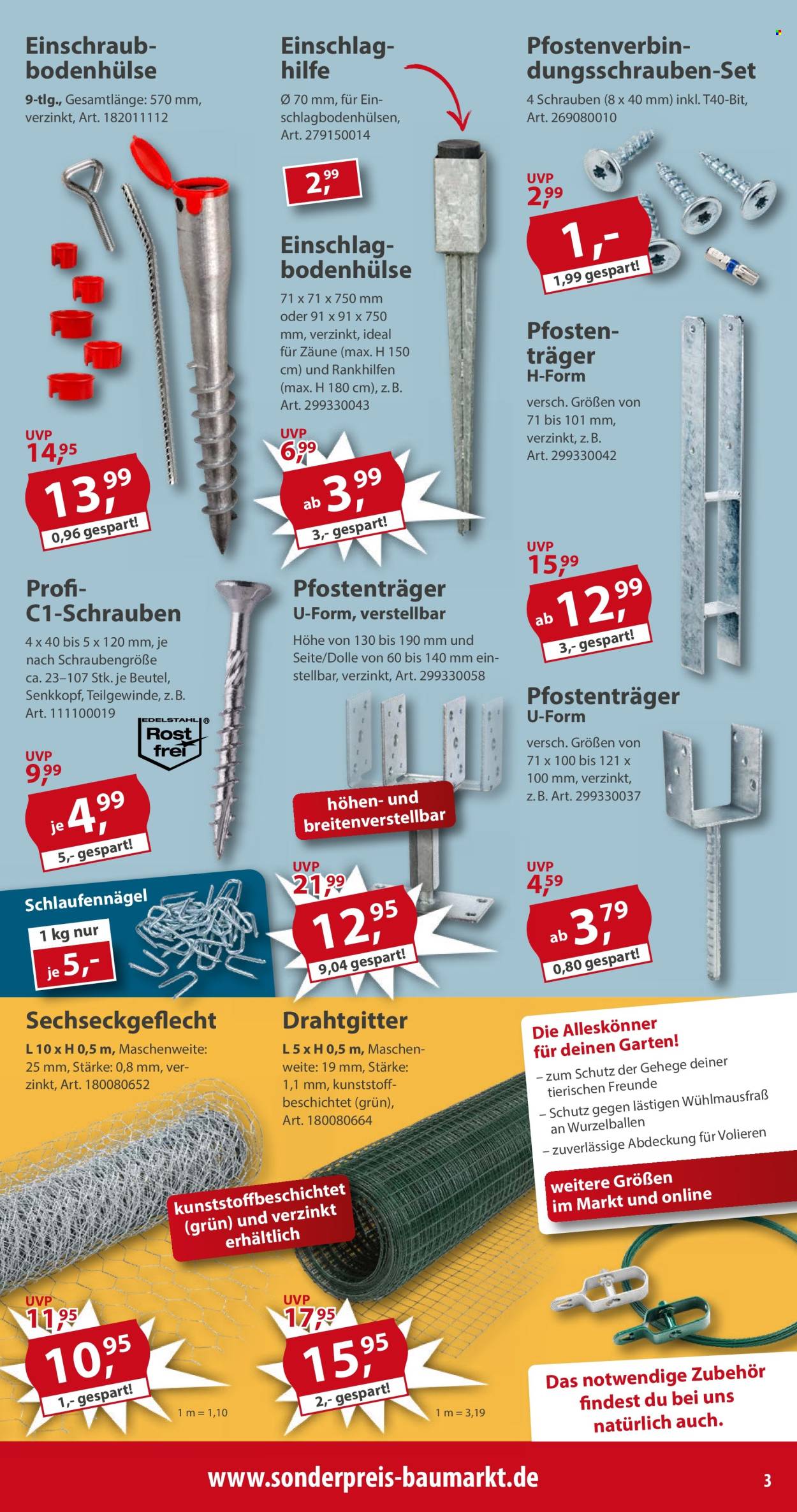 Sonderpreis-Baumarkt Prospekte  - 4.07.2026 - 10.07.2026. Seite 3