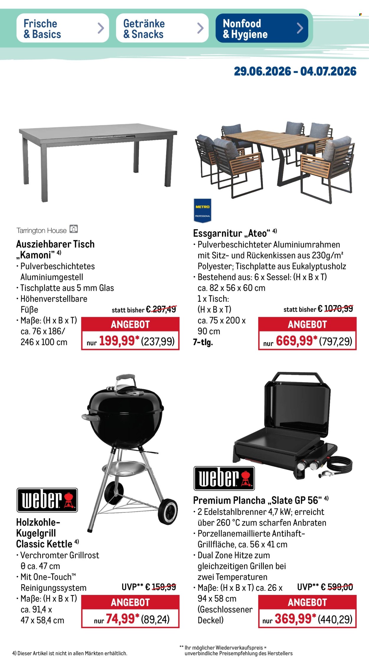 Metro Prospekte  - 29.06.2026 - 4.07.2026. Seite 52