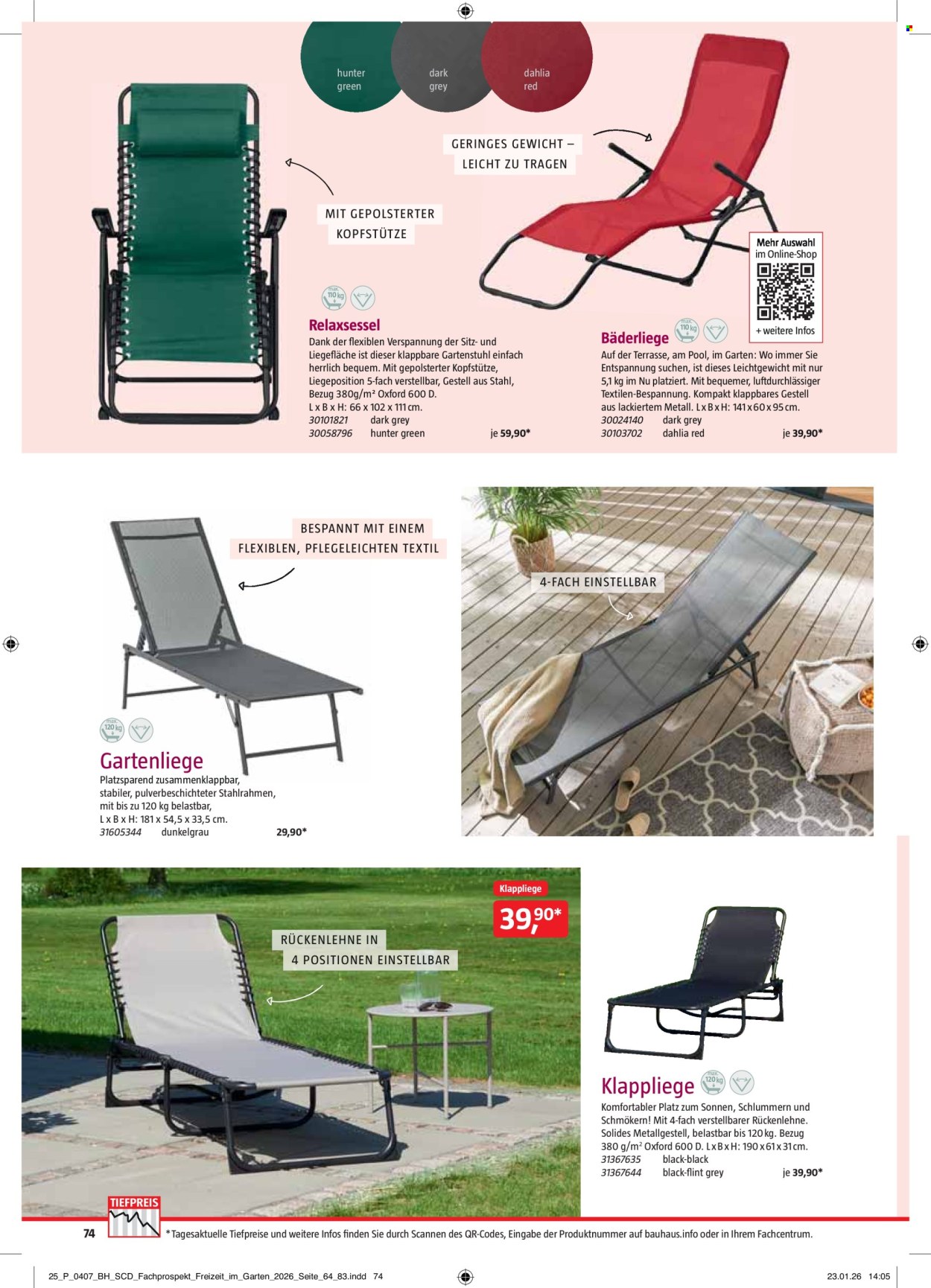 Bauhaus Prospekte . Seite 74