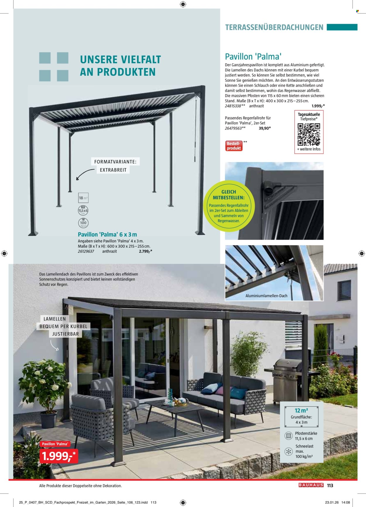 Bauhaus Prospekte . Seite 113