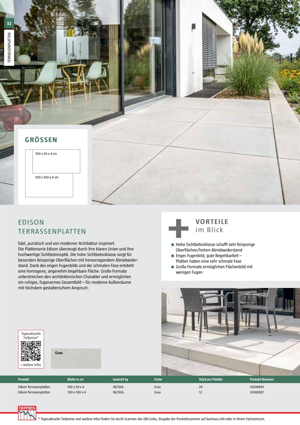 Bauhaus Prospekte . Seite 32