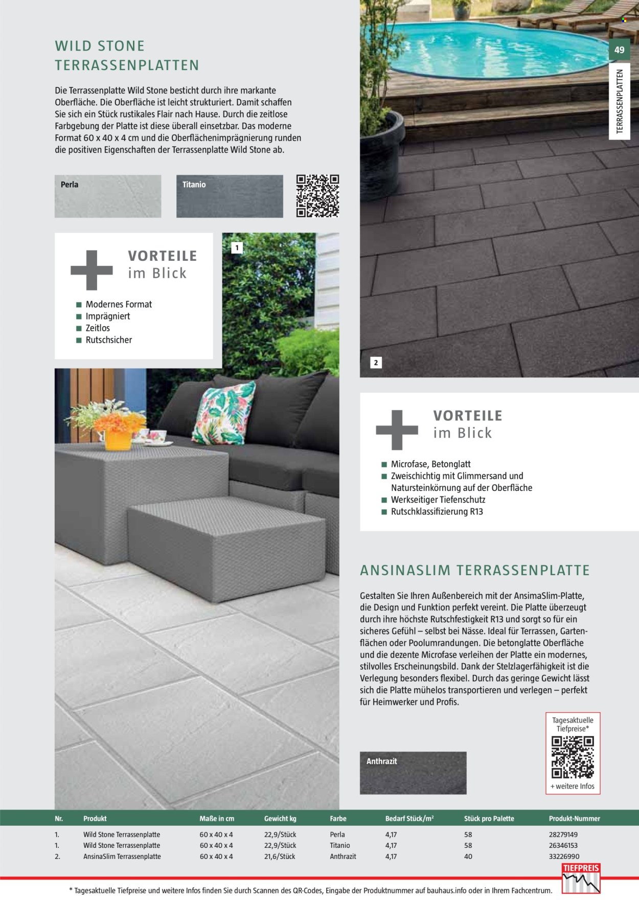 Bauhaus Prospekte . Seite 49