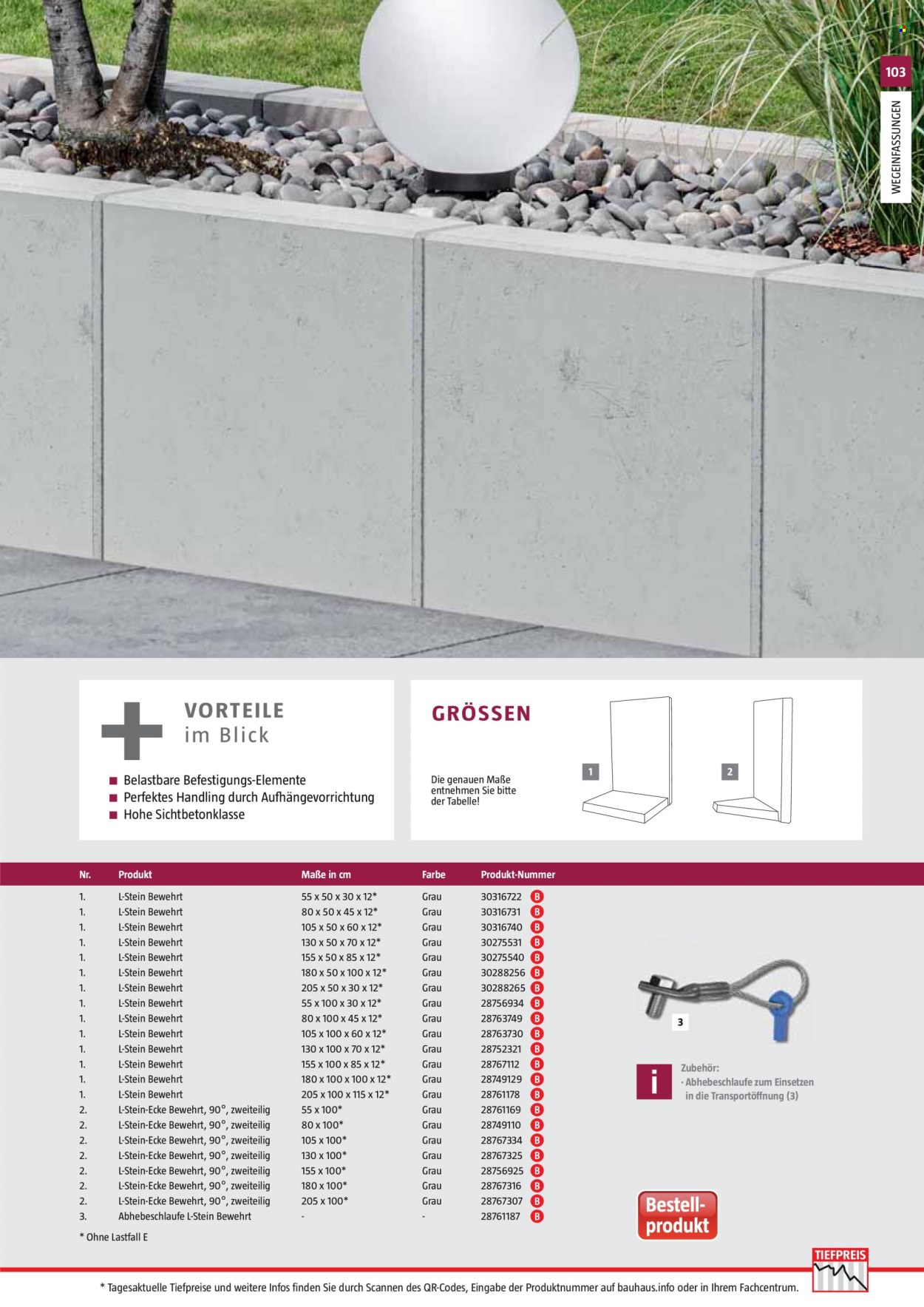 Bauhaus Prospekte . Seite 103