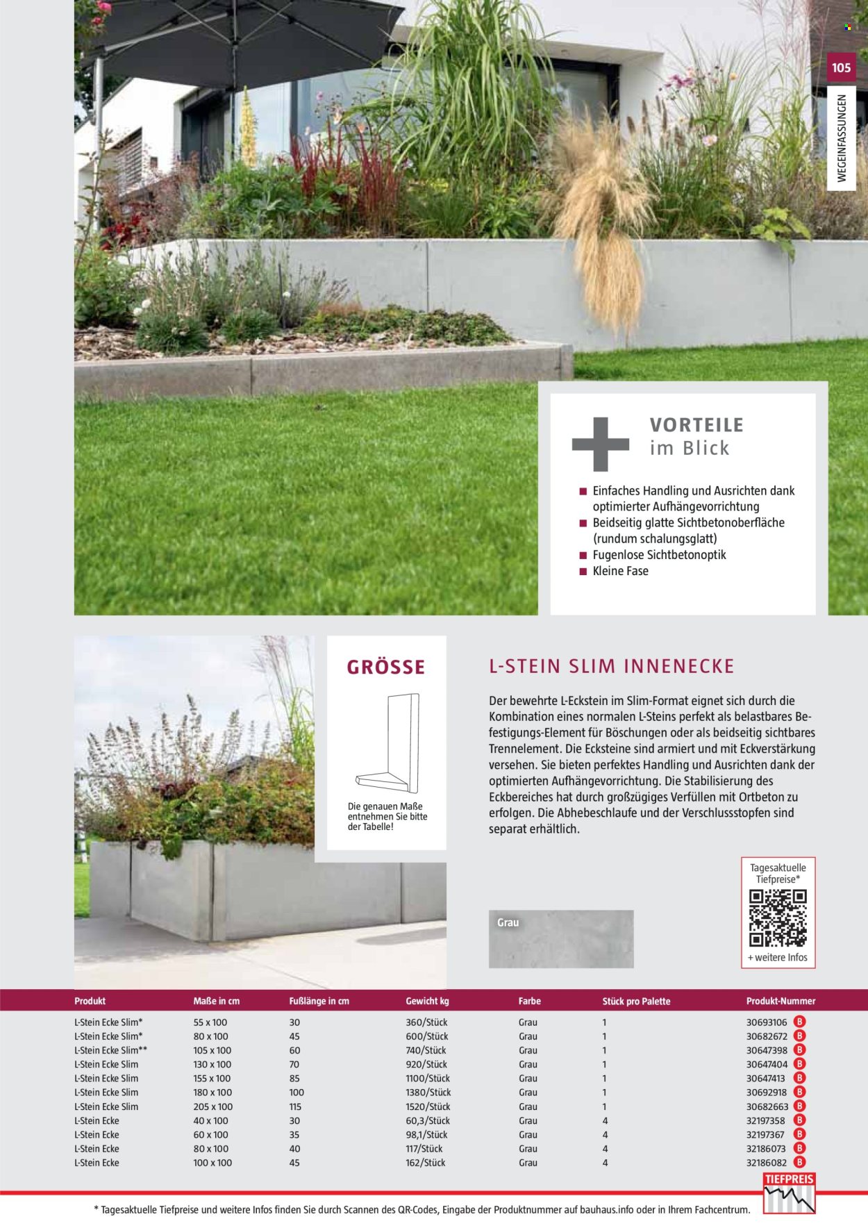 Bauhaus Prospekte . Seite 105