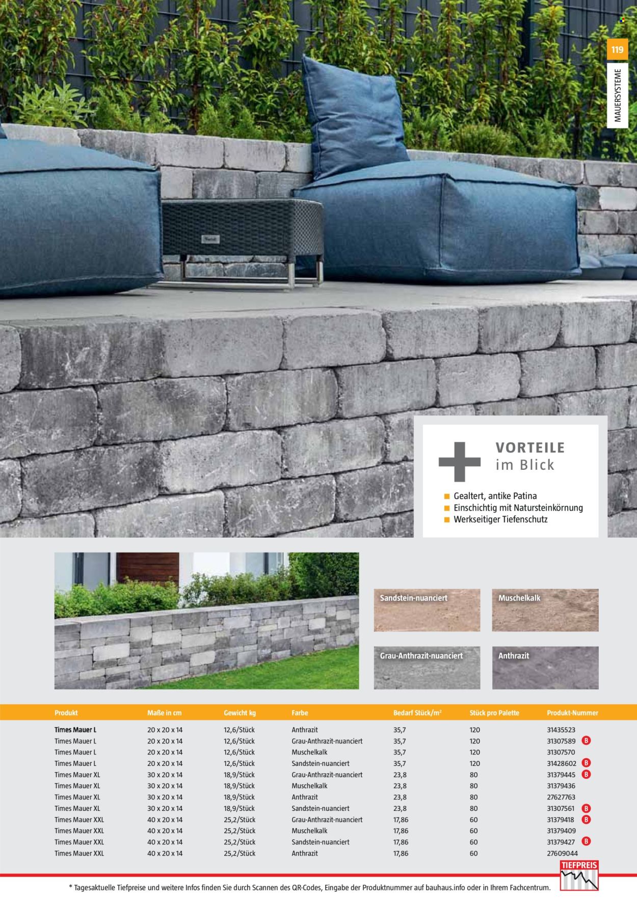 Bauhaus Prospekte . Seite 119
