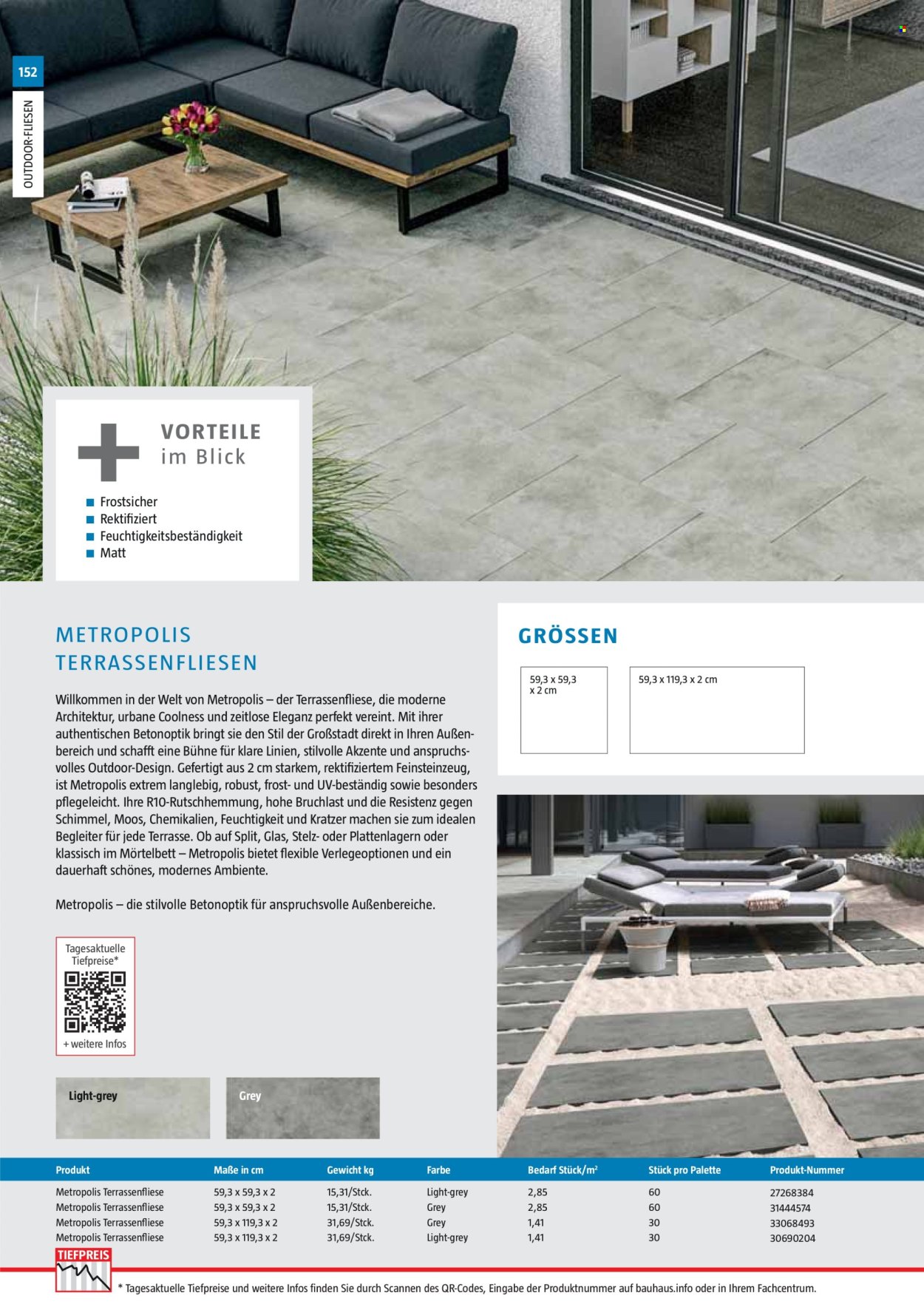 Bauhaus Prospekte . Seite 152