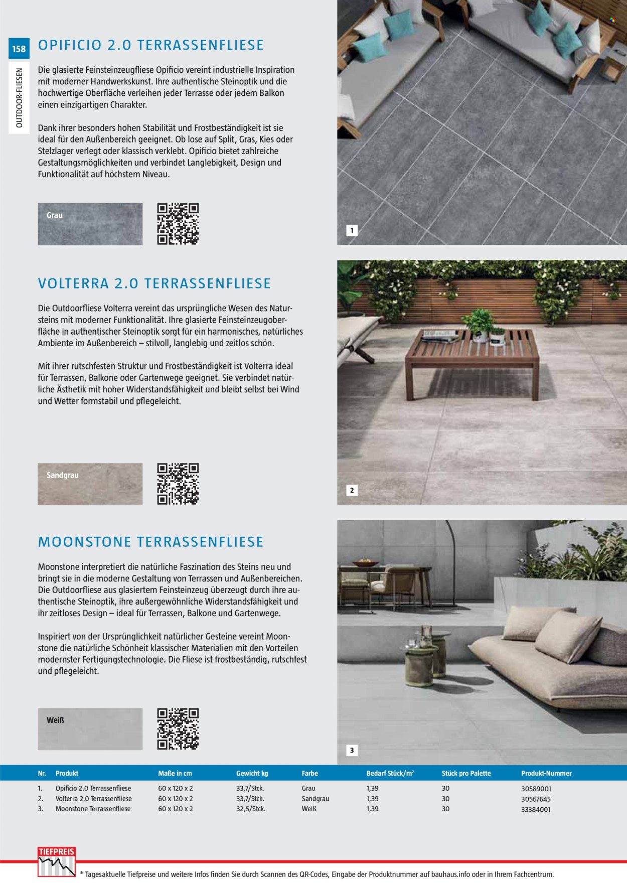 Bauhaus Prospekte . Seite 158
