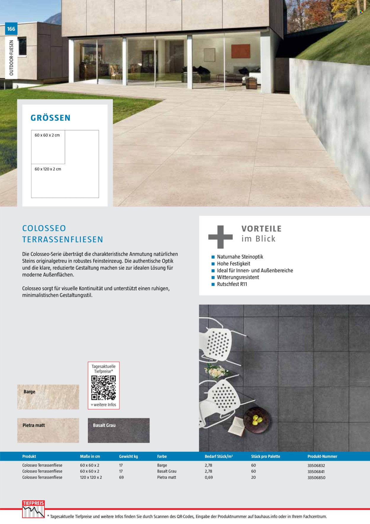 Bauhaus Prospekte . Seite 166