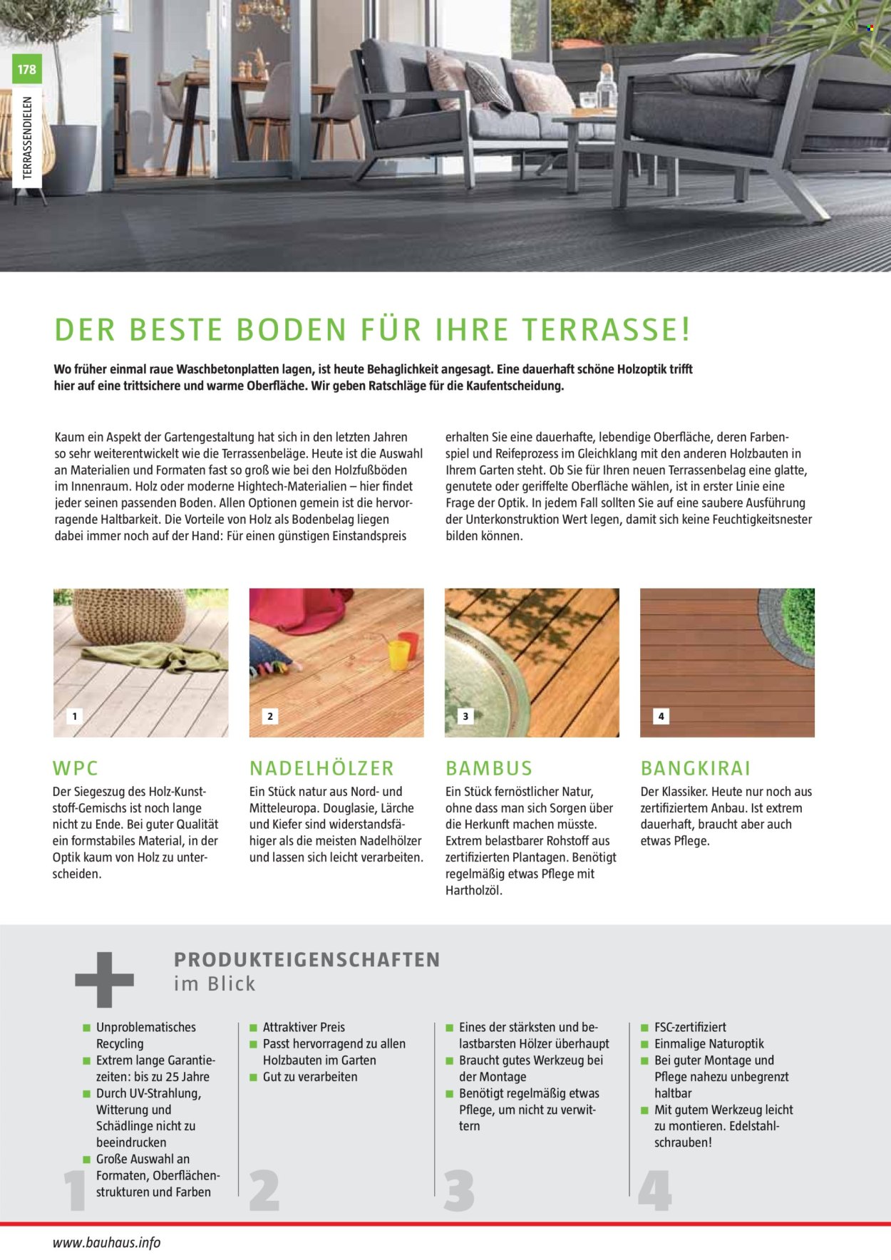 Bauhaus Prospekte . Seite 178