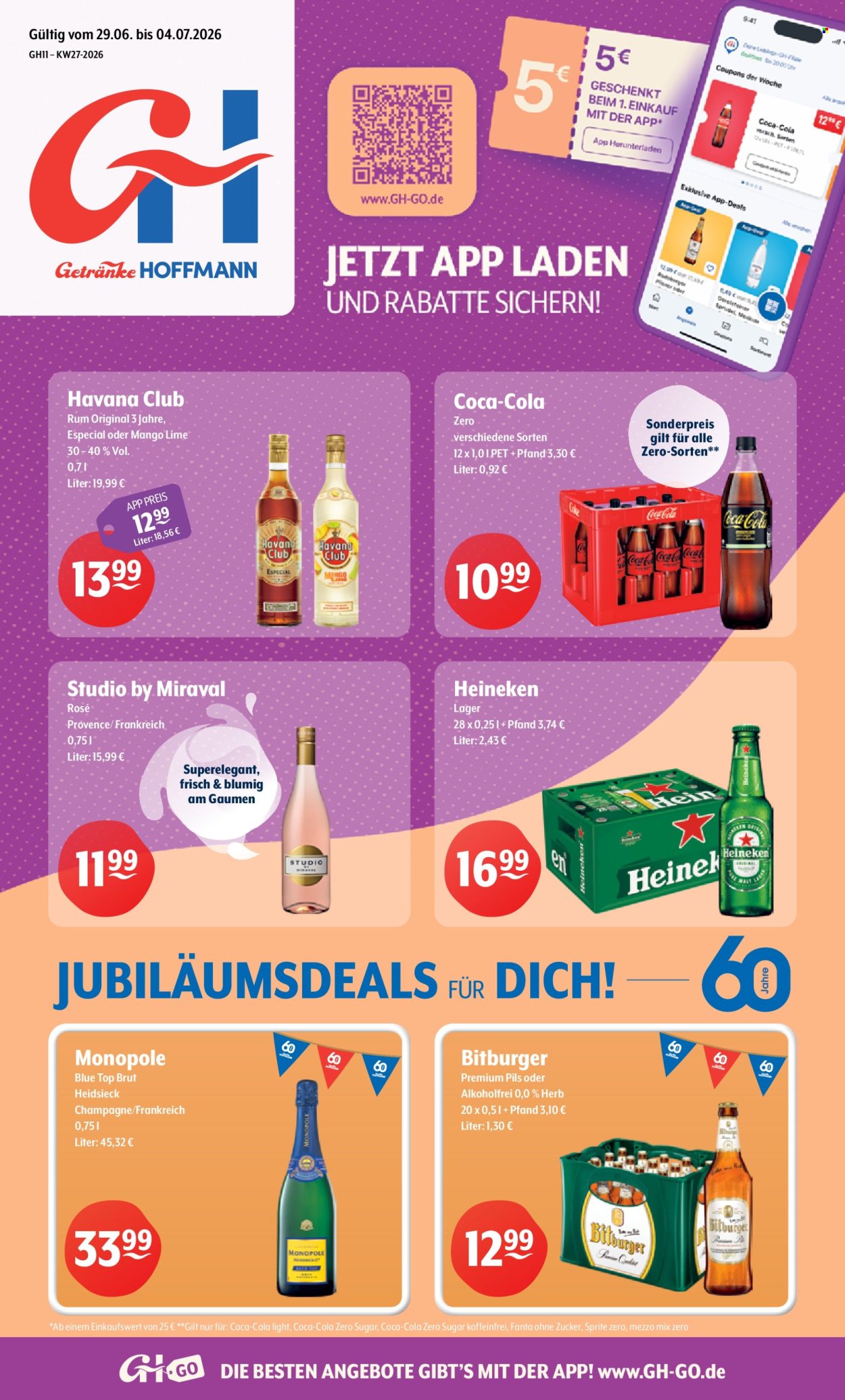 Getränke Hoffmann Prospekte  - 29.06.2026 - 4.07.2026. Seite 1
