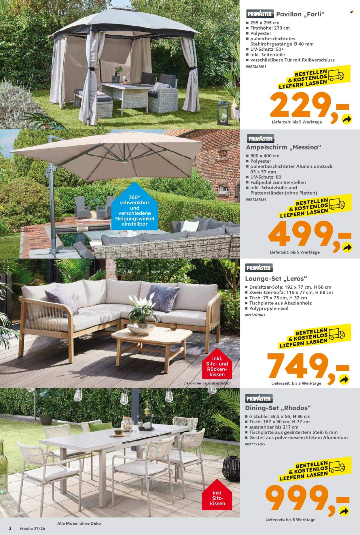 Globus Baumarkt Prospekte  - 29.06.2026 - 4.07.2026. Seite 2