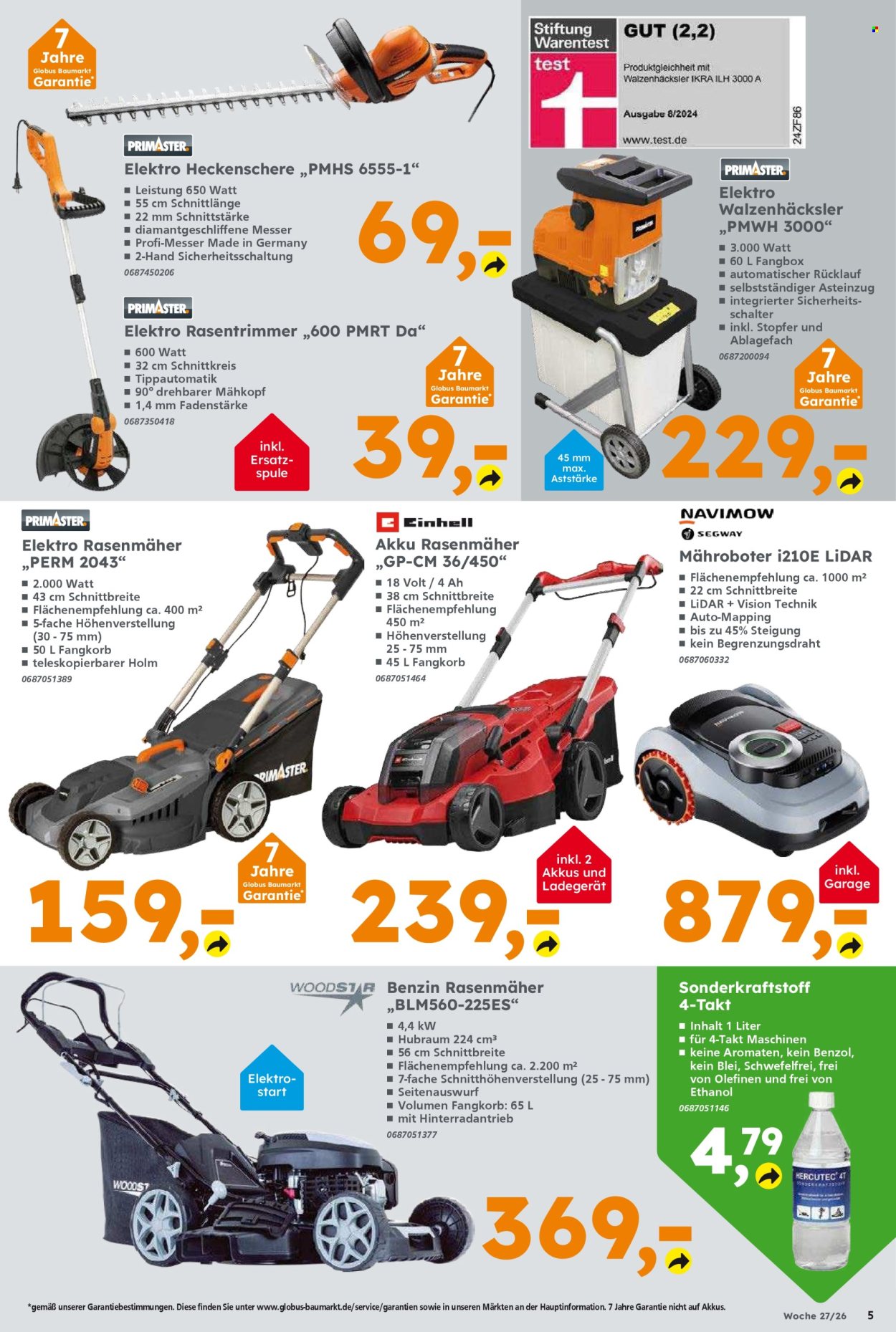 Globus Baumarkt Prospekte  - 29.06.2026 - 4.07.2026. Seite 5