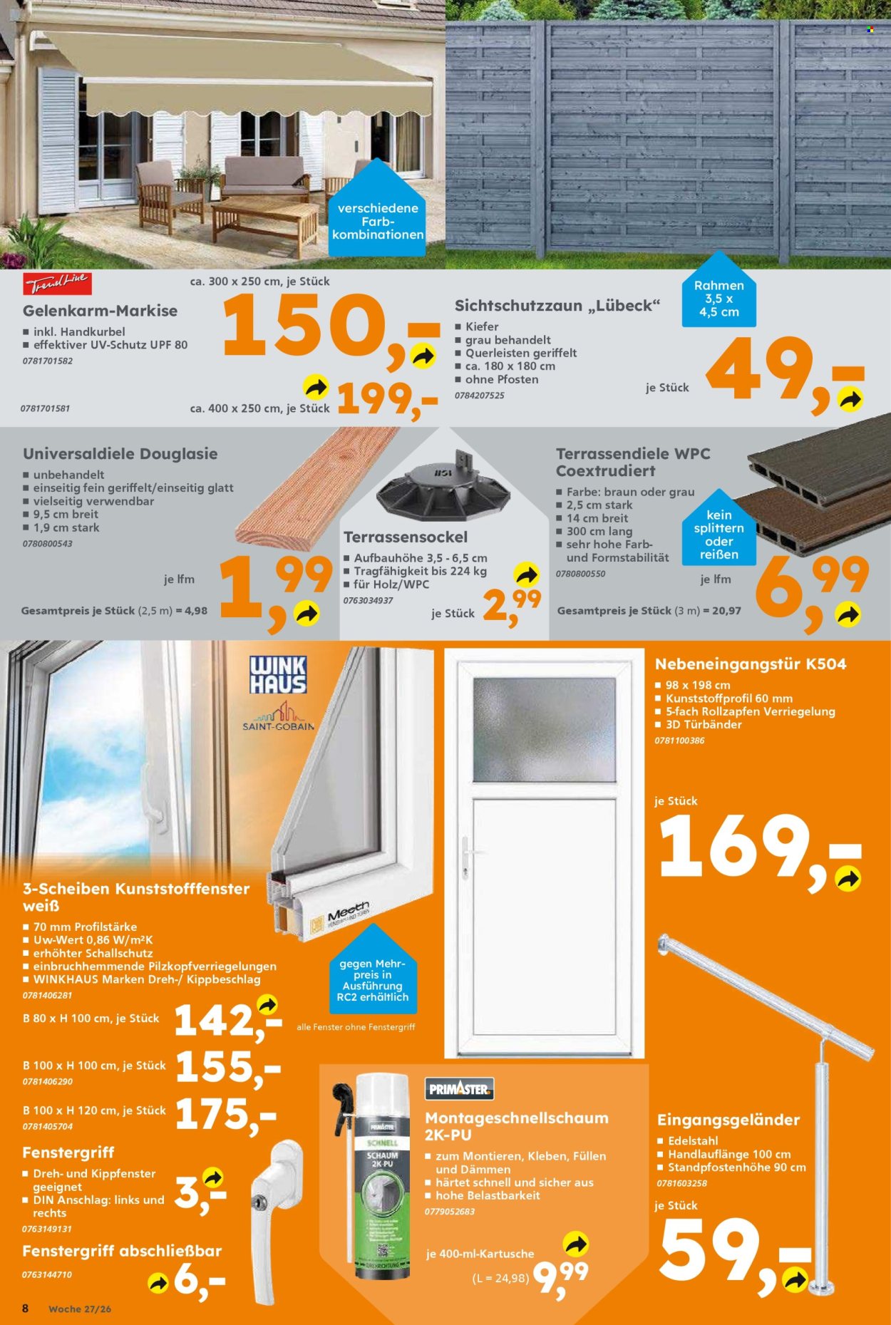 Globus Baumarkt Prospekte  - 29.06.2026 - 4.07.2026. Seite 8