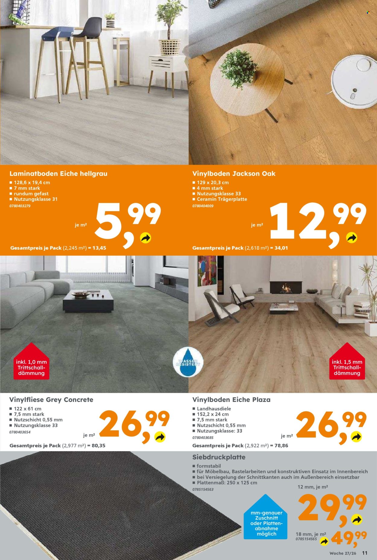 Globus Baumarkt Prospekte  - 29.06.2026 - 4.07.2026. Seite 11