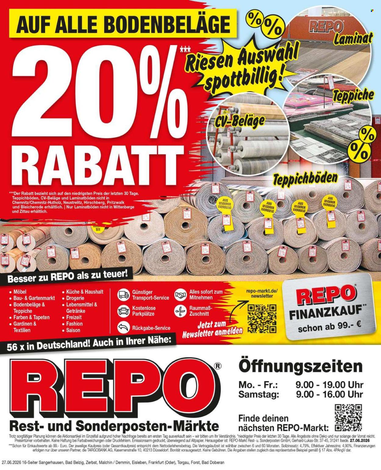 Repo Prospekte  - 29.06.2026 - 4.07.2026. Seite 16