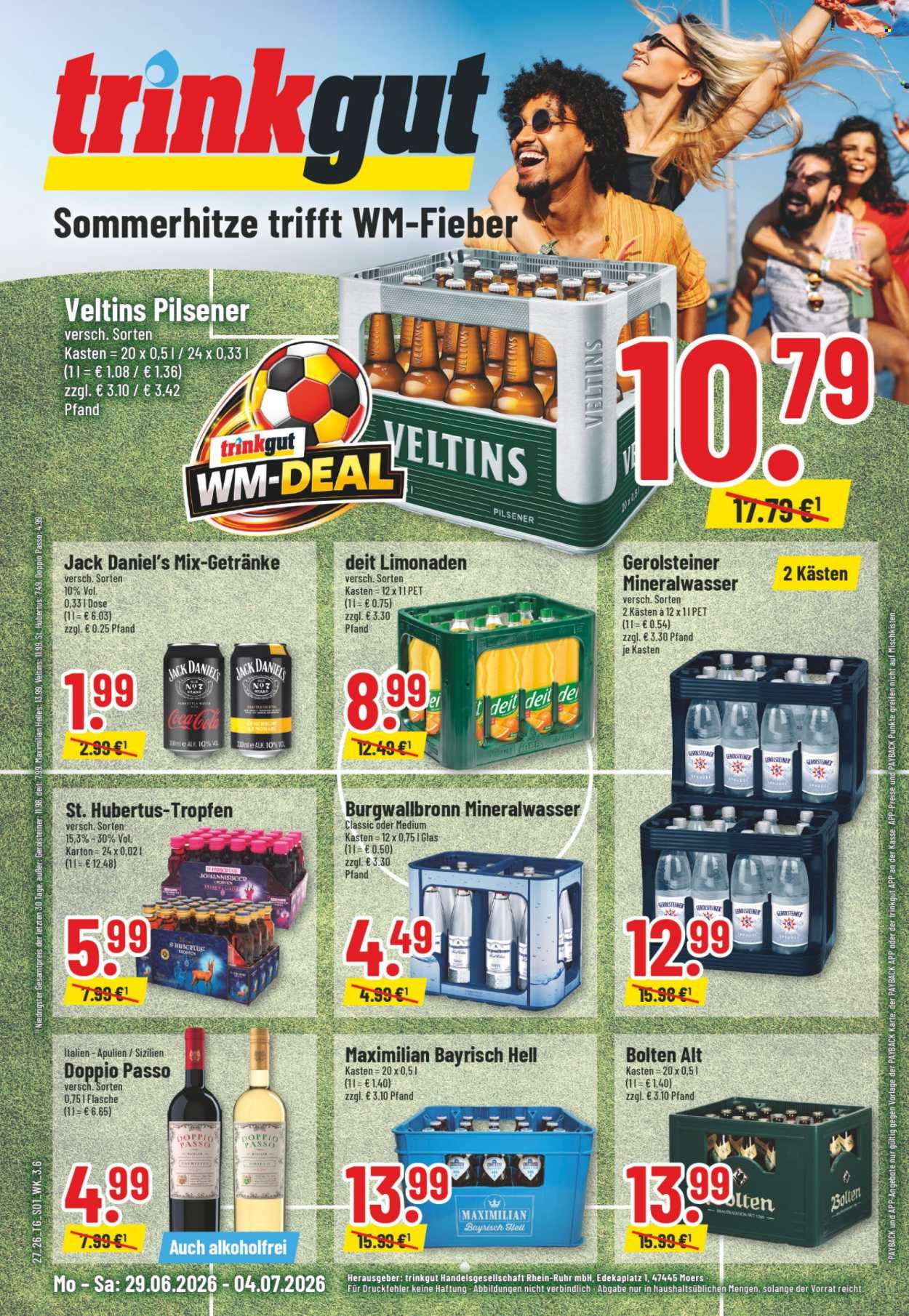 trinkgut Prospekte  - 29.06.2026 - 4.07.2026. Seite 1