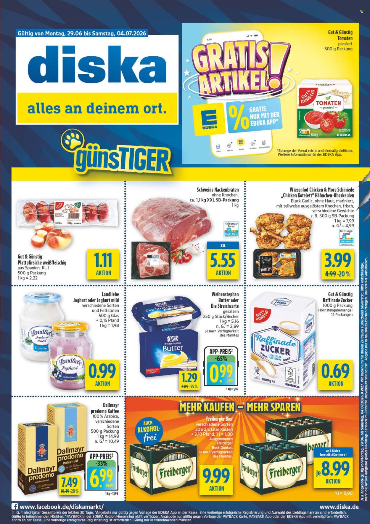 Diska Prospekte  - 29.06.2026 - 4.07.2026. Seite 1