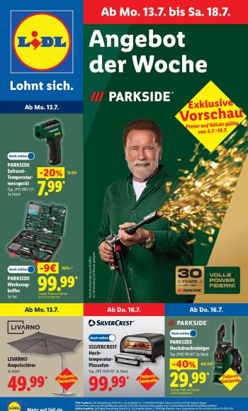 Prospekte Lidl - 13.07.2026 - 18.07.2026.