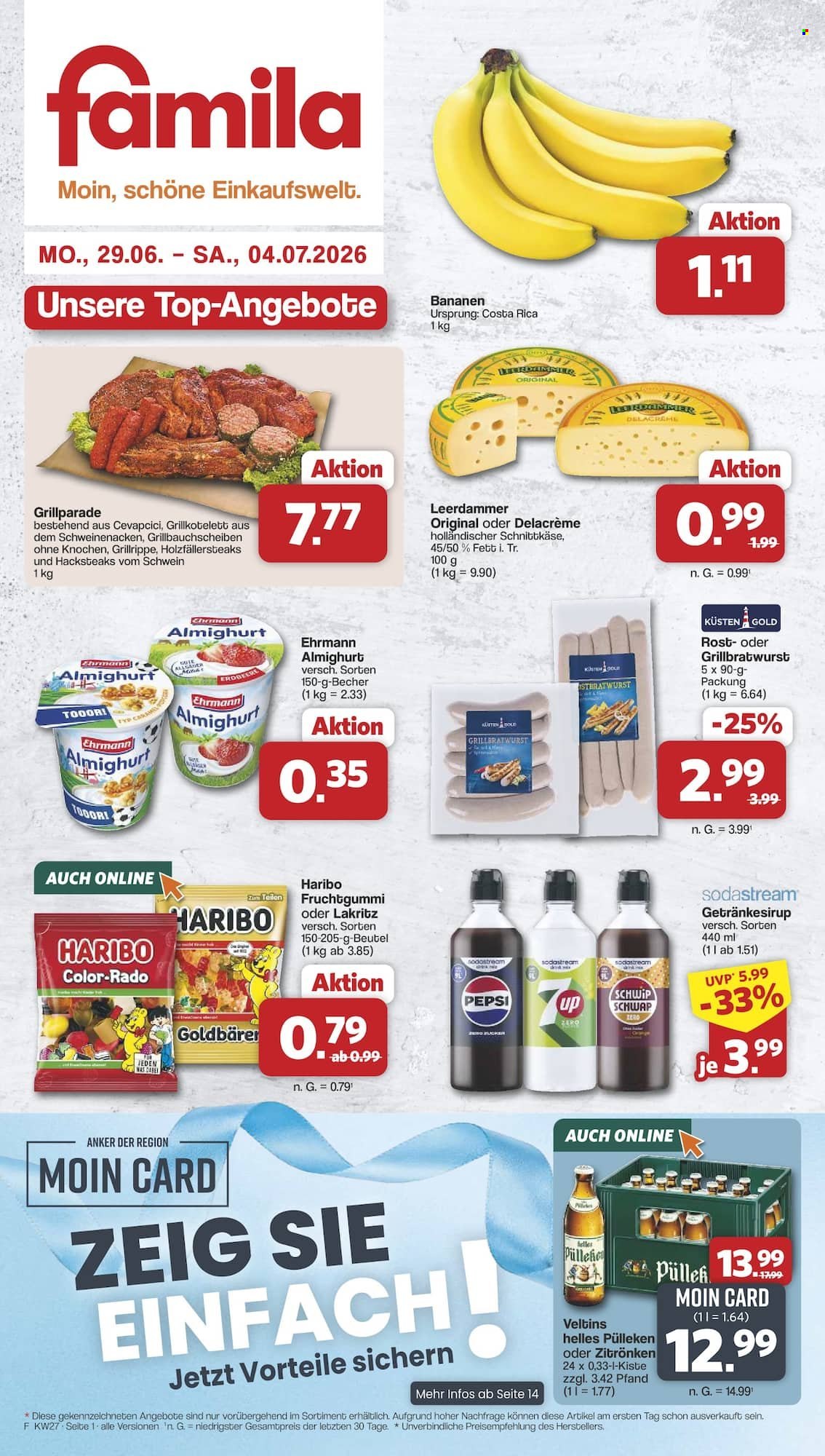 famila Prospekte  - 29.06.2026 - 4.07.2026. Seite 1