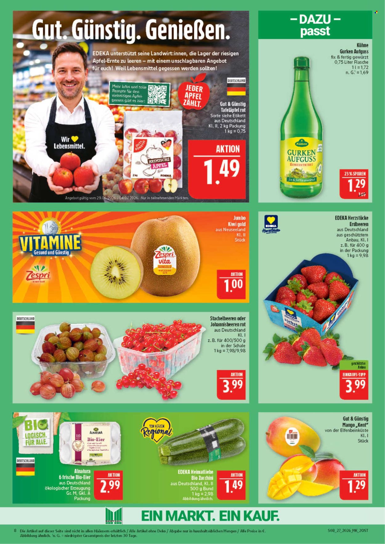 Marktkauf Prospekte  - 29.06.2026 - 4.07.2026. Seite 8