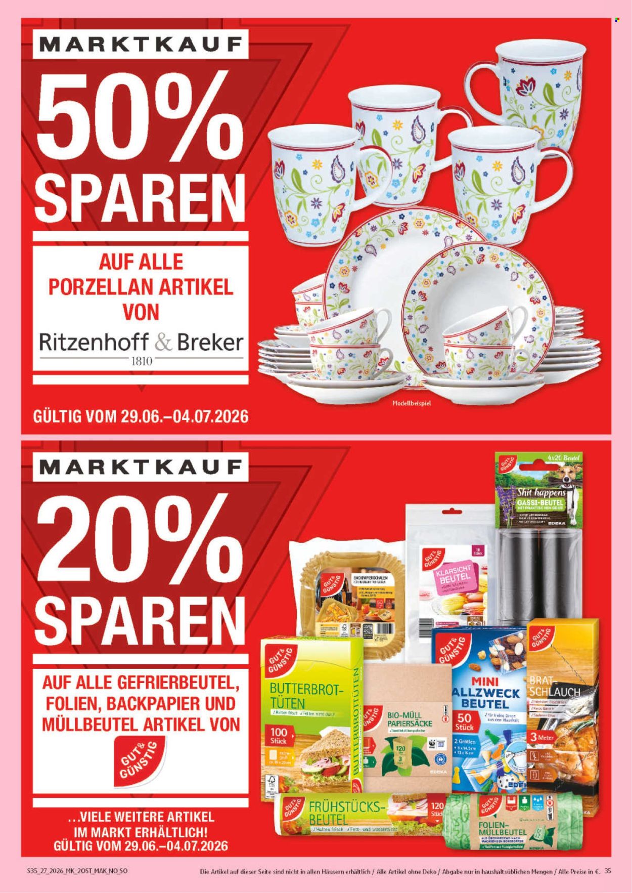 Marktkauf Prospekte  - 29.06.2026 - 4.07.2026. Seite 35