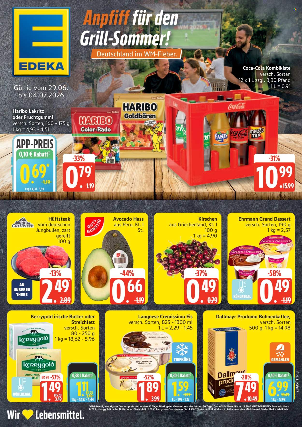 Edeka Prospekte  - 29.06.2026 - 4.07.2026. Seite 1