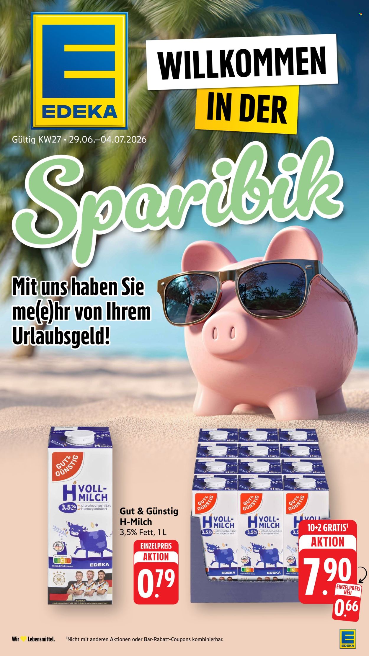 Edeka Prospekte  - 29.06.2026 - 4.07.2026. Seite 1