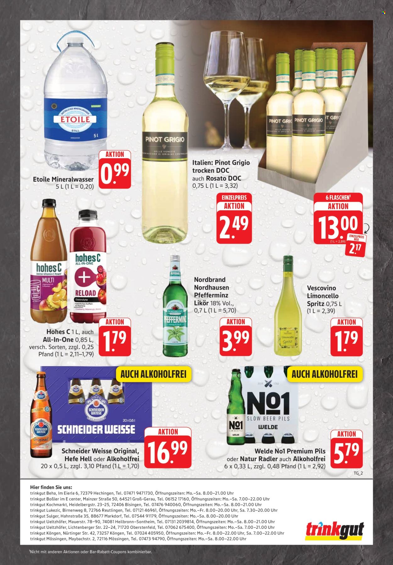 Edeka Getränkemarkt Prospekte  - 29.06.2026 - 4.07.2026. Seite 2