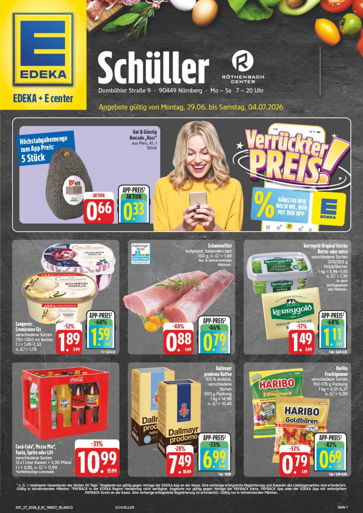 E center Prospekte  - 29.06.2026 - 4.07.2026. Seite 1