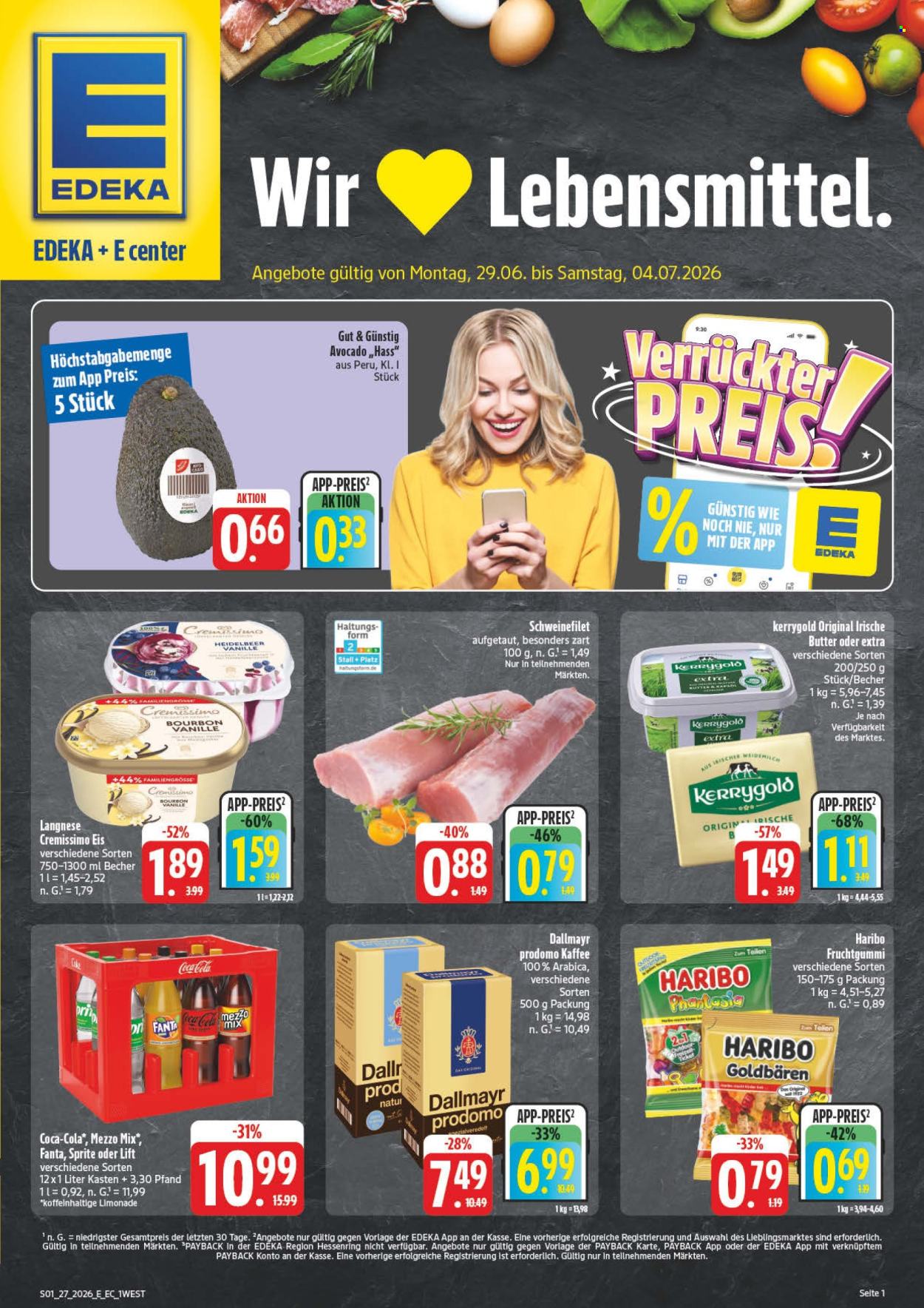 E center Prospekte  - 29.06.2026 - 4.07.2026. Seite 1
