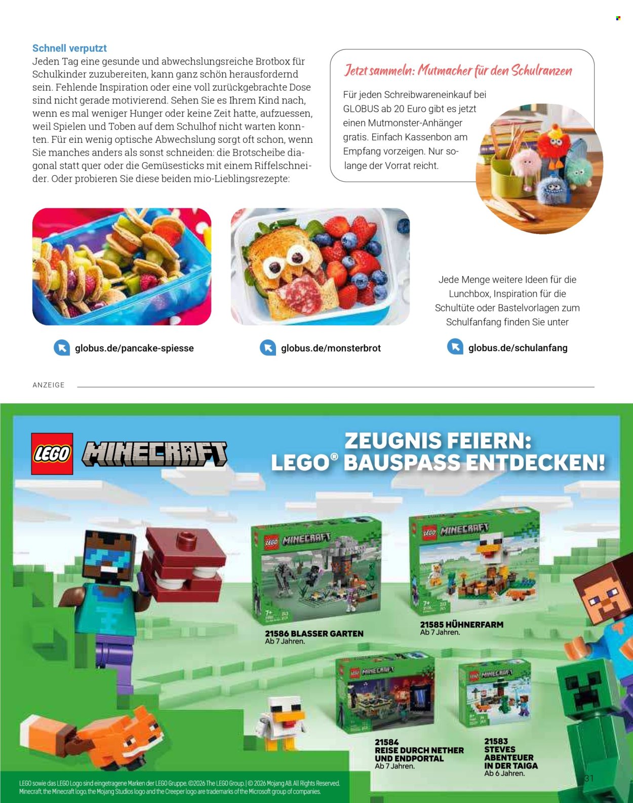 Globus Prospekte  - 1.07.2026 - 31.07.2026. Seite 31