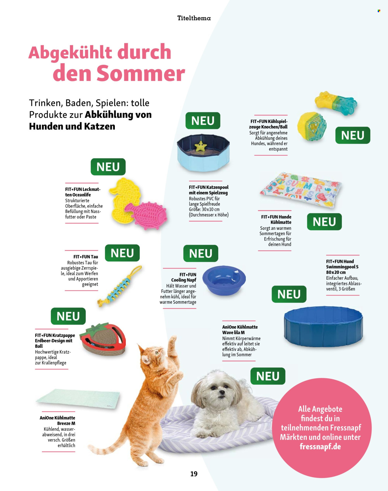 Fressnapf Prospekte  - 1.07.2026 - 31.08.2026. Seite 19