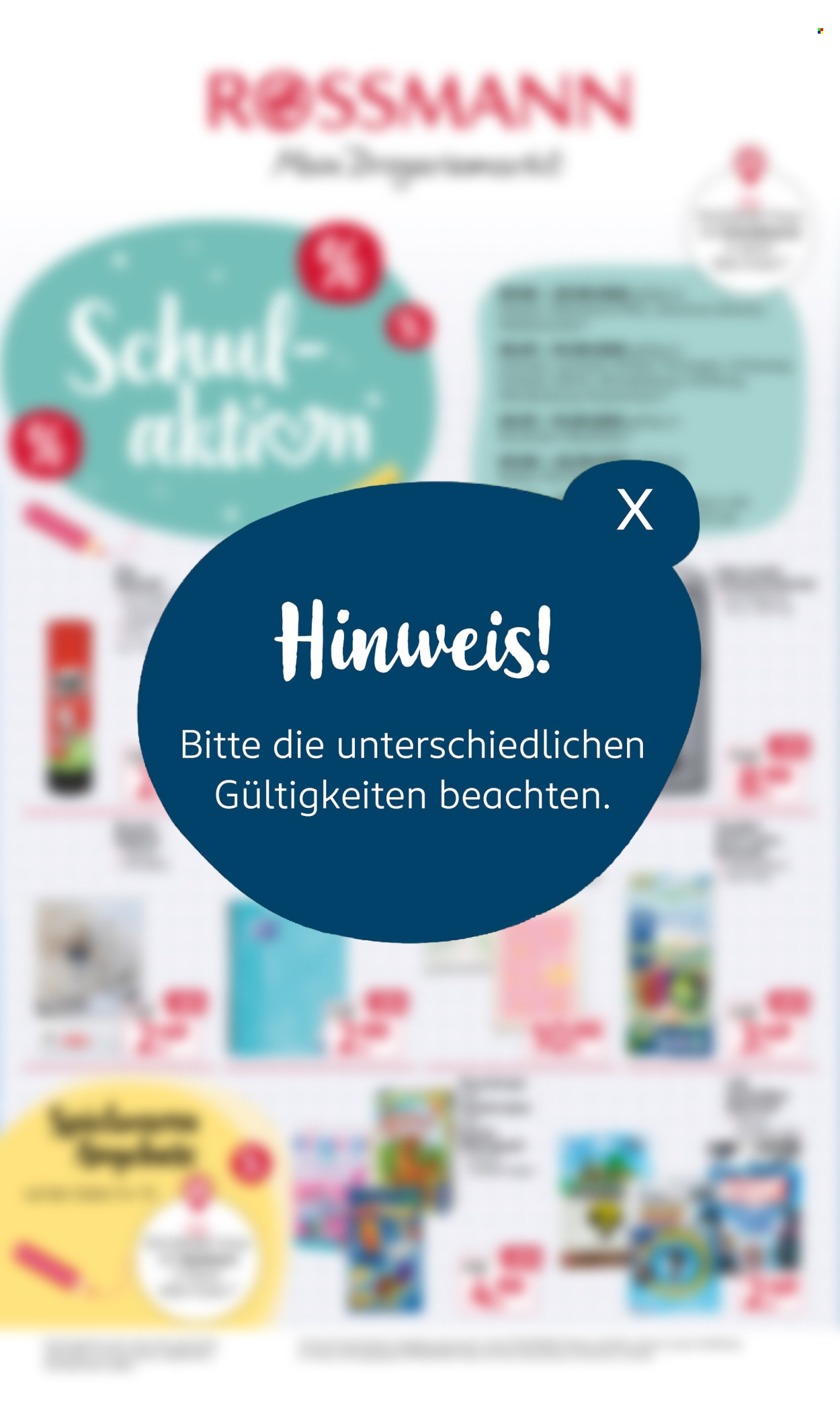 Rossmann Prospekte  - 29.06.2026 - 1.09.2026. Seite 1