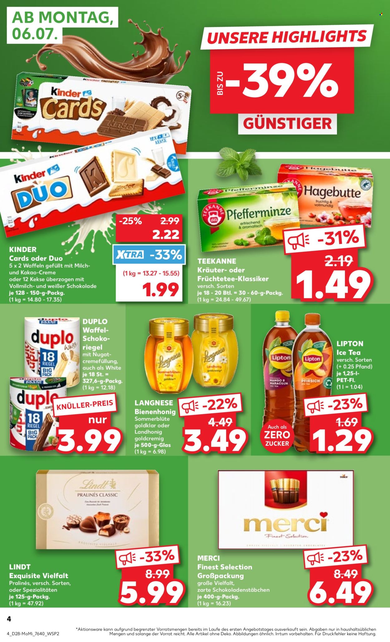 Kaufland Prospekte  - 6.07.2026 - 8.07.2026. Seite 4