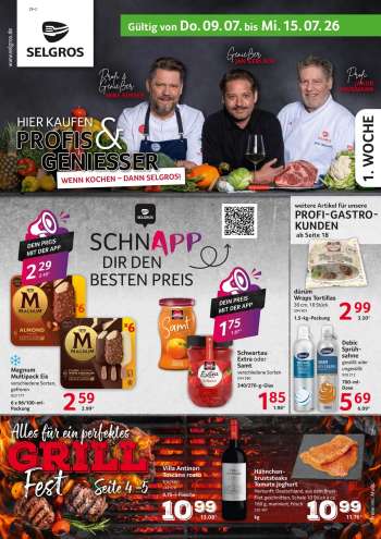 Prospekte Selgros - 9.07.2026 - 15.07.2026.