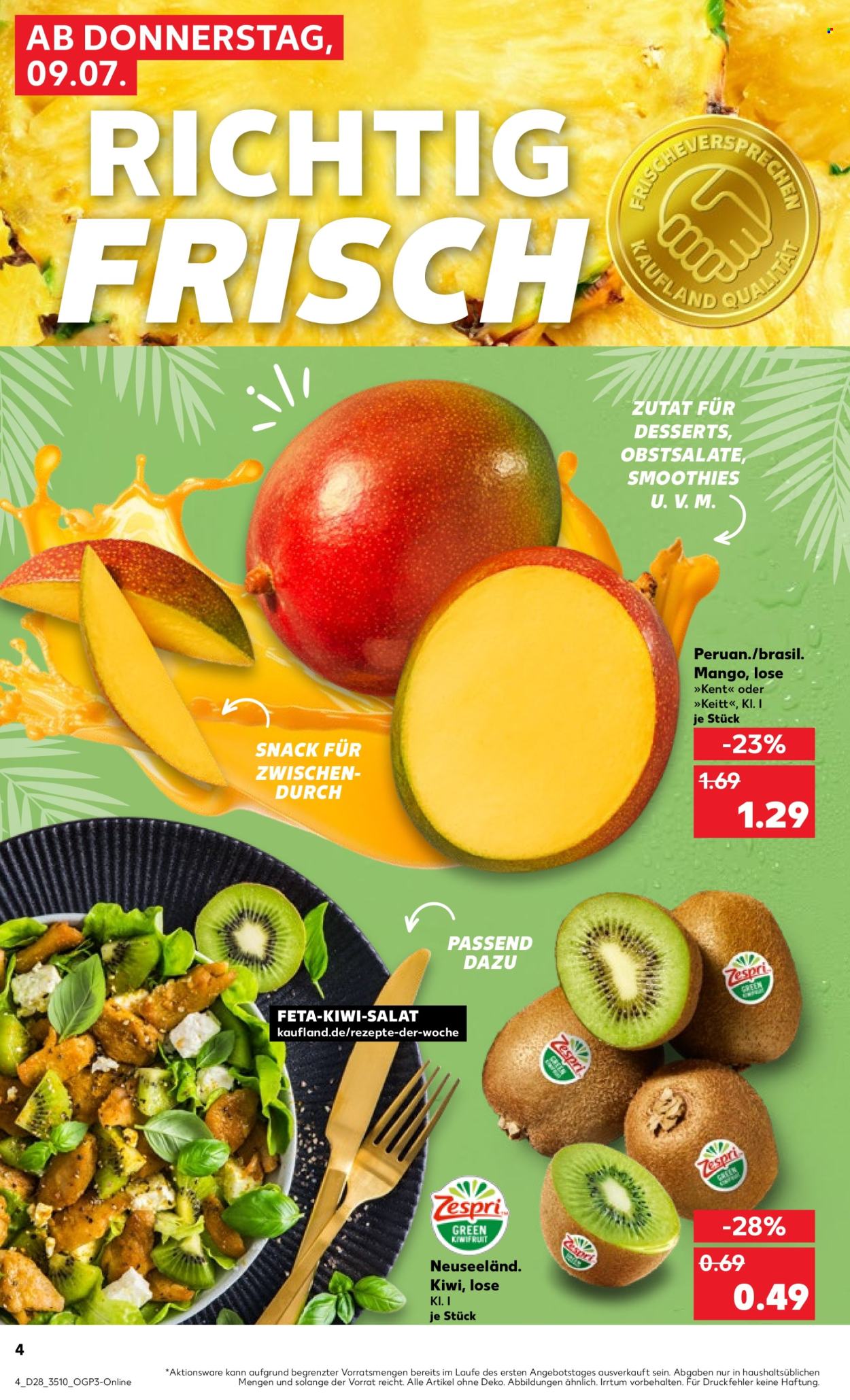 Kaufland Prospekte  - 9.07.2026 - 15.07.2026. Seite 4