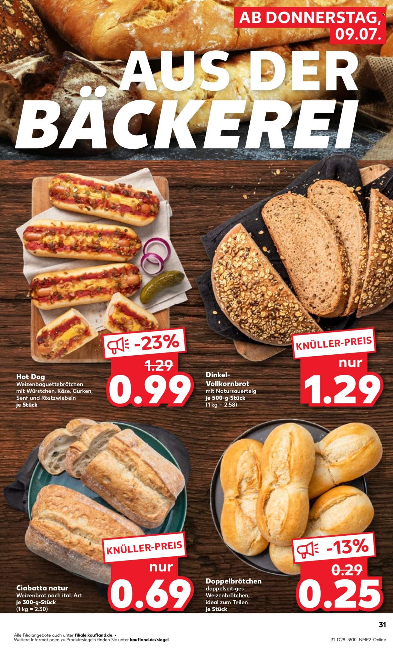 Kaufland Prospekte  - 9.07.2026 - 15.07.2026. Seite 31