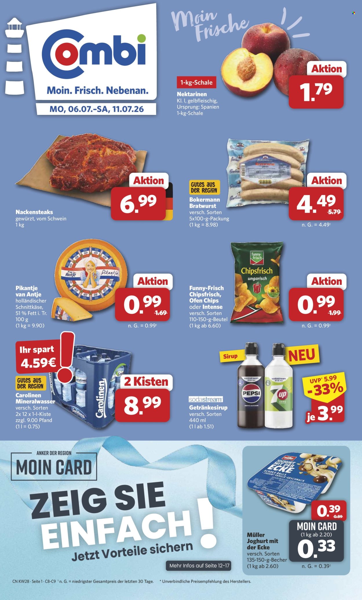 Combi Prospekte  - 6.07.2026 - 11.07.2026. Seite 1