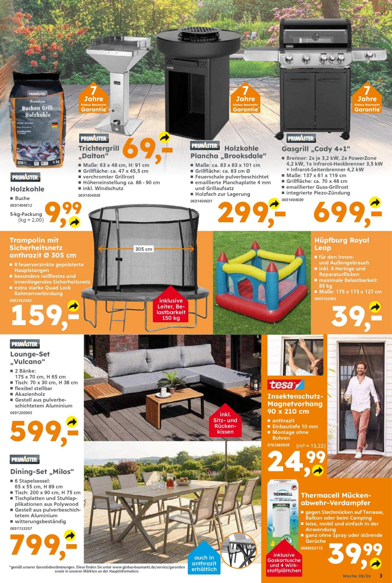 Globus Baumarkt Prospekte  - 6.07.2026 - 11.07.2026. Seite 3