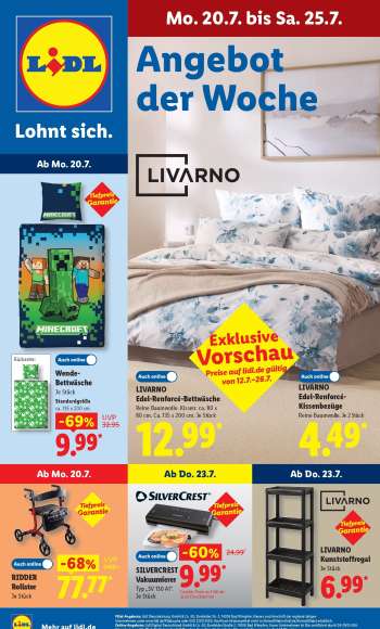 Prospekte Lidl - 20.07.2026 - 25.07.2026.