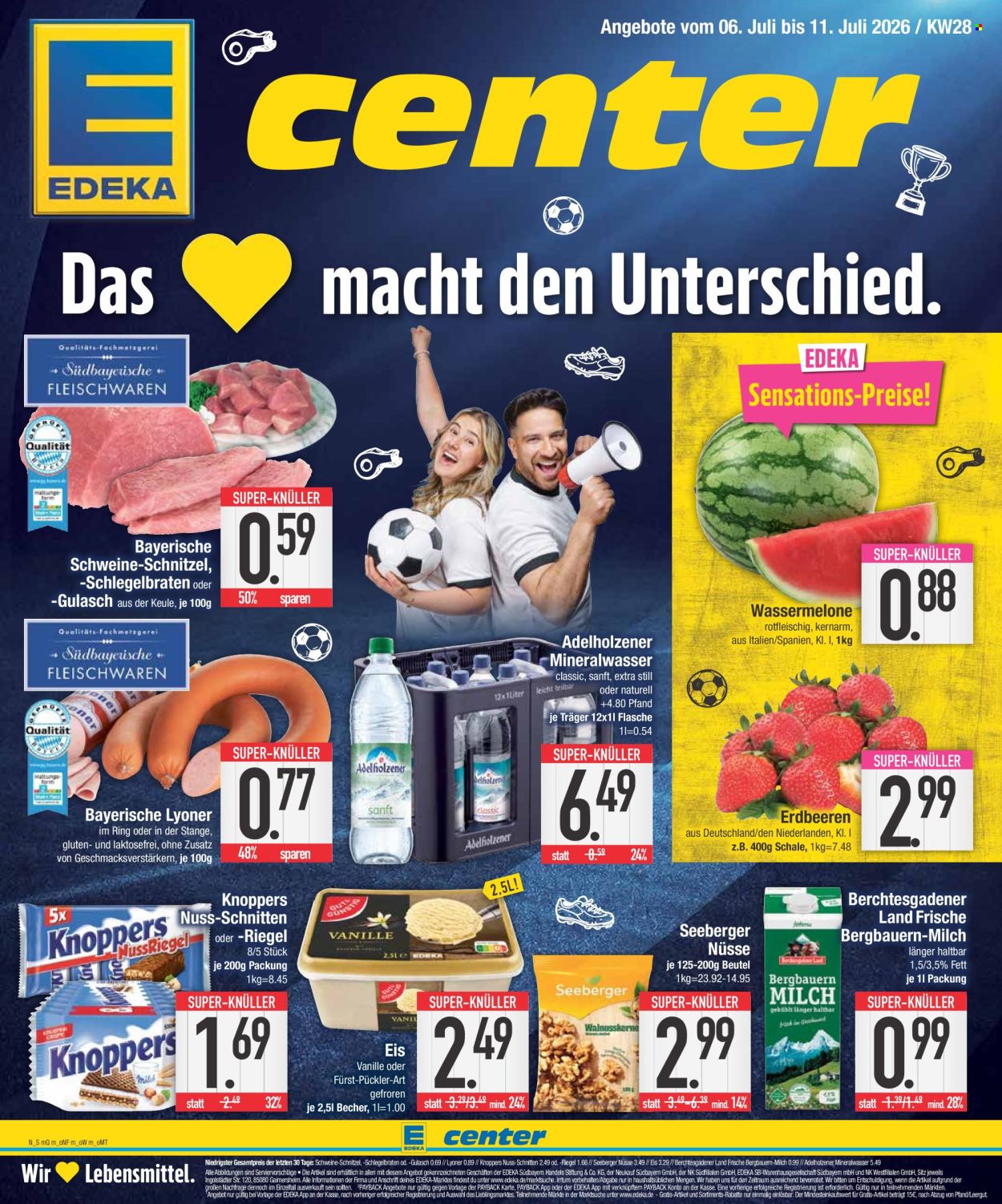Edeka Prospekte  - 6.07.2026 - 11.07.2026. Seite 1