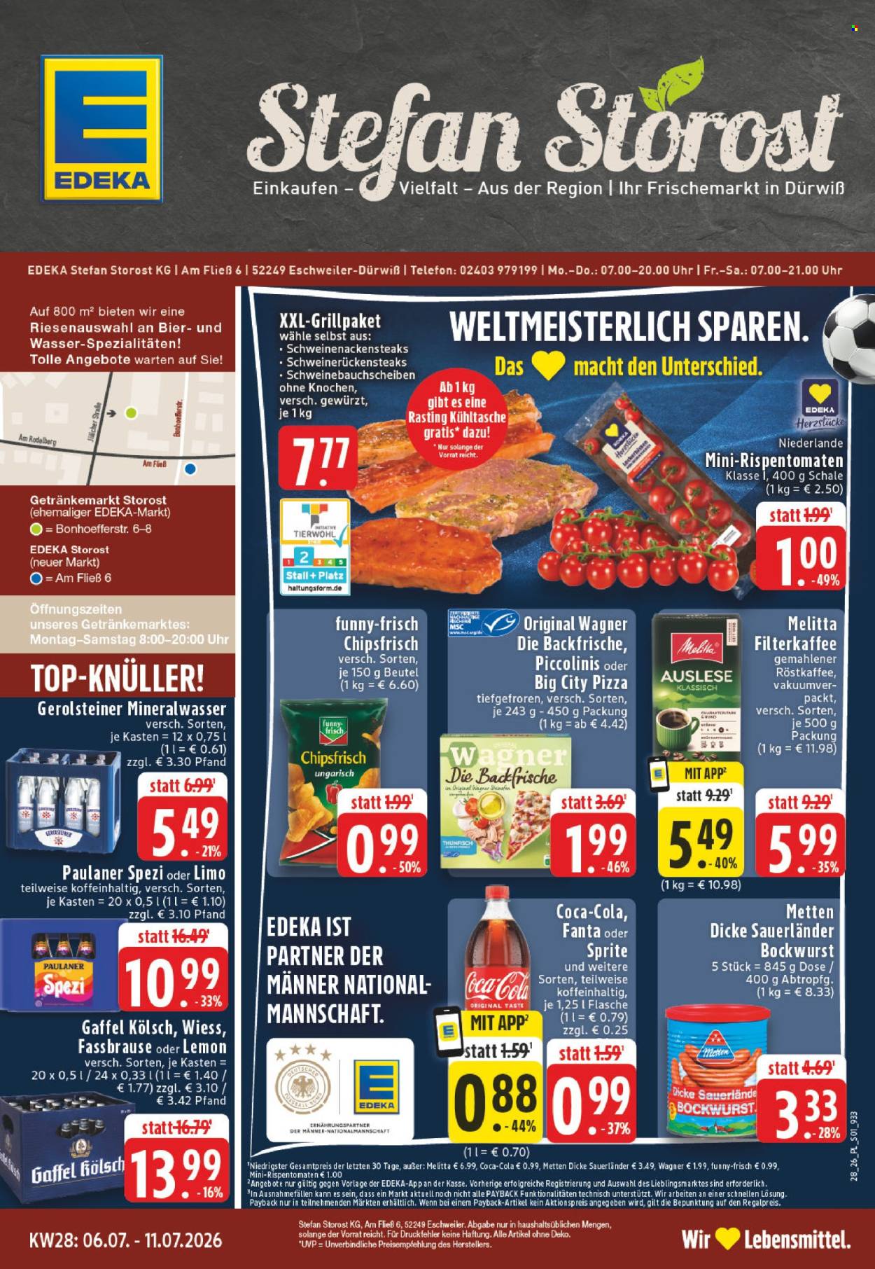 Edeka Prospekte  - 6.07.2026 - 11.07.2026. Seite 1