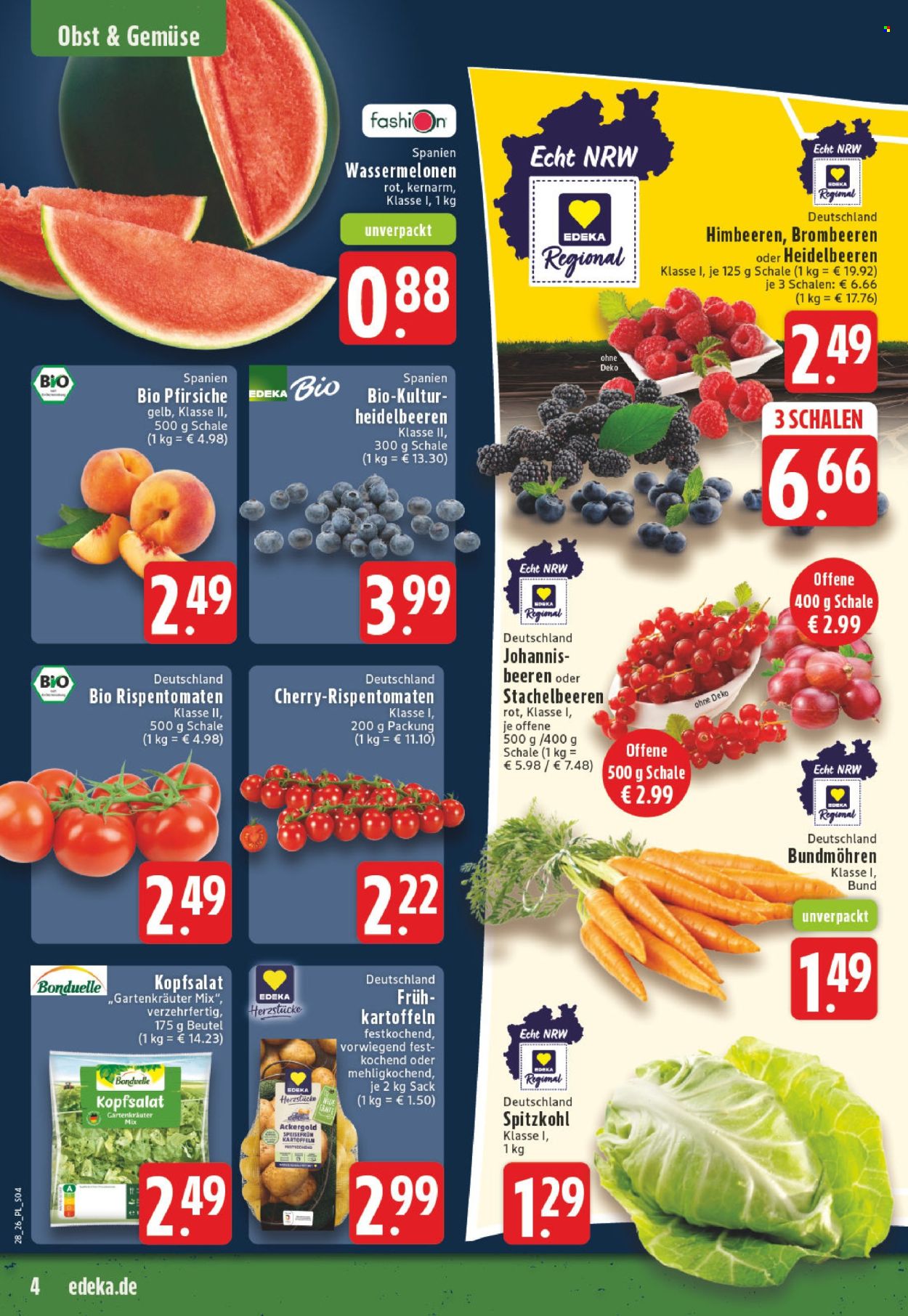 Edeka Prospekte  - 6.07.2026 - 11.07.2026. Seite 4