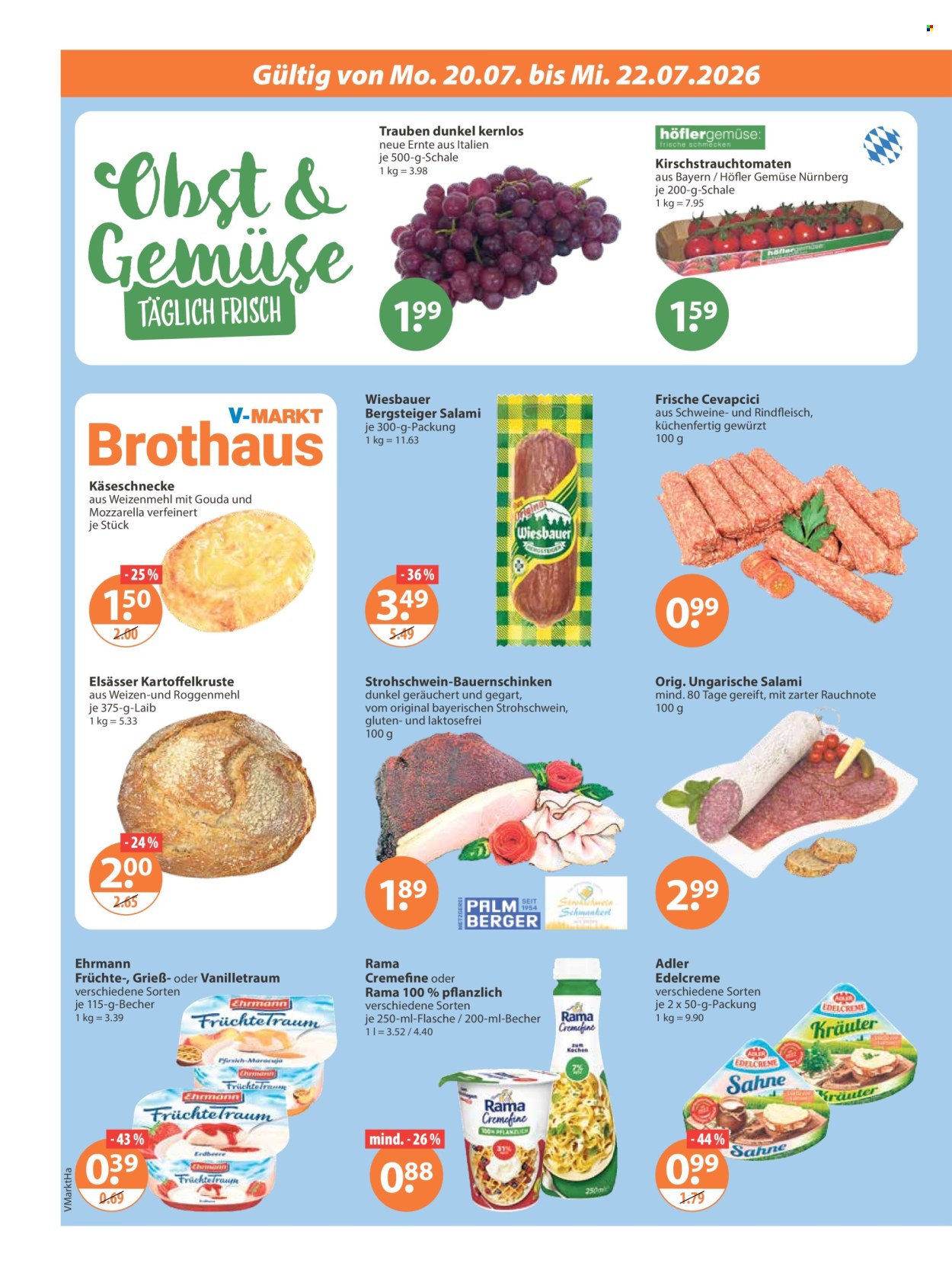 V-Markt Prospekte  - 16.07.2026 - 22.07.2026. Seite 20