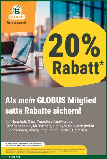 Prospekte Globus - 13.07.2026 - 18.07.2026.
