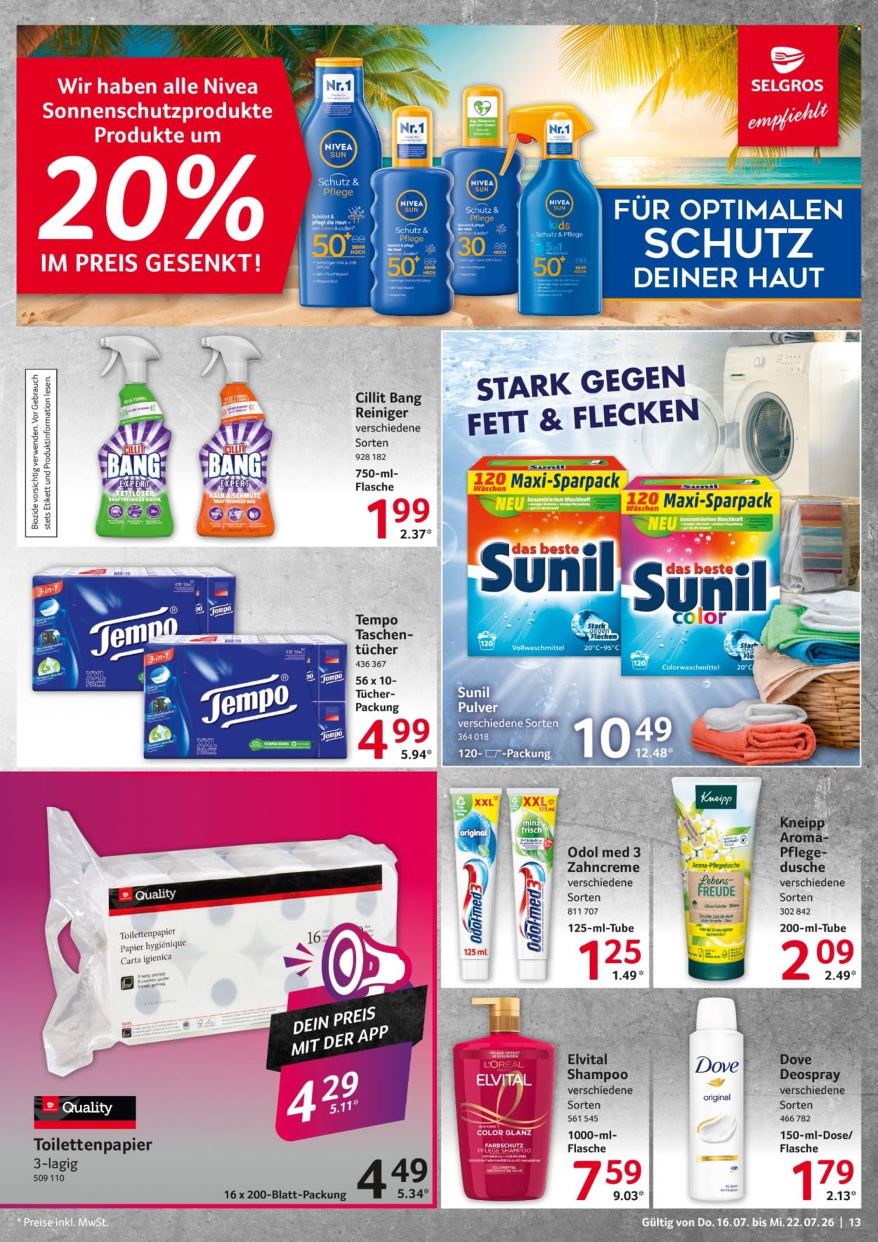 Selgros Prospekte  - 16.07.2026 - 22.07.2026. Seite 13