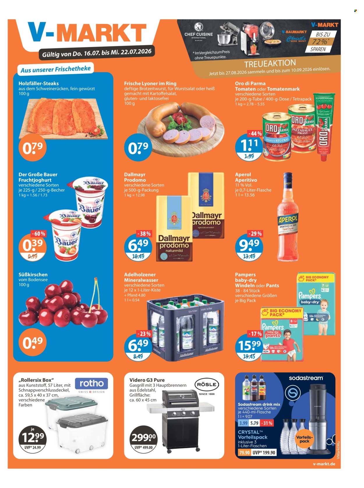 V-Markt Prospekte  - 16.07.2026 - 22.07.2026. Seite 1