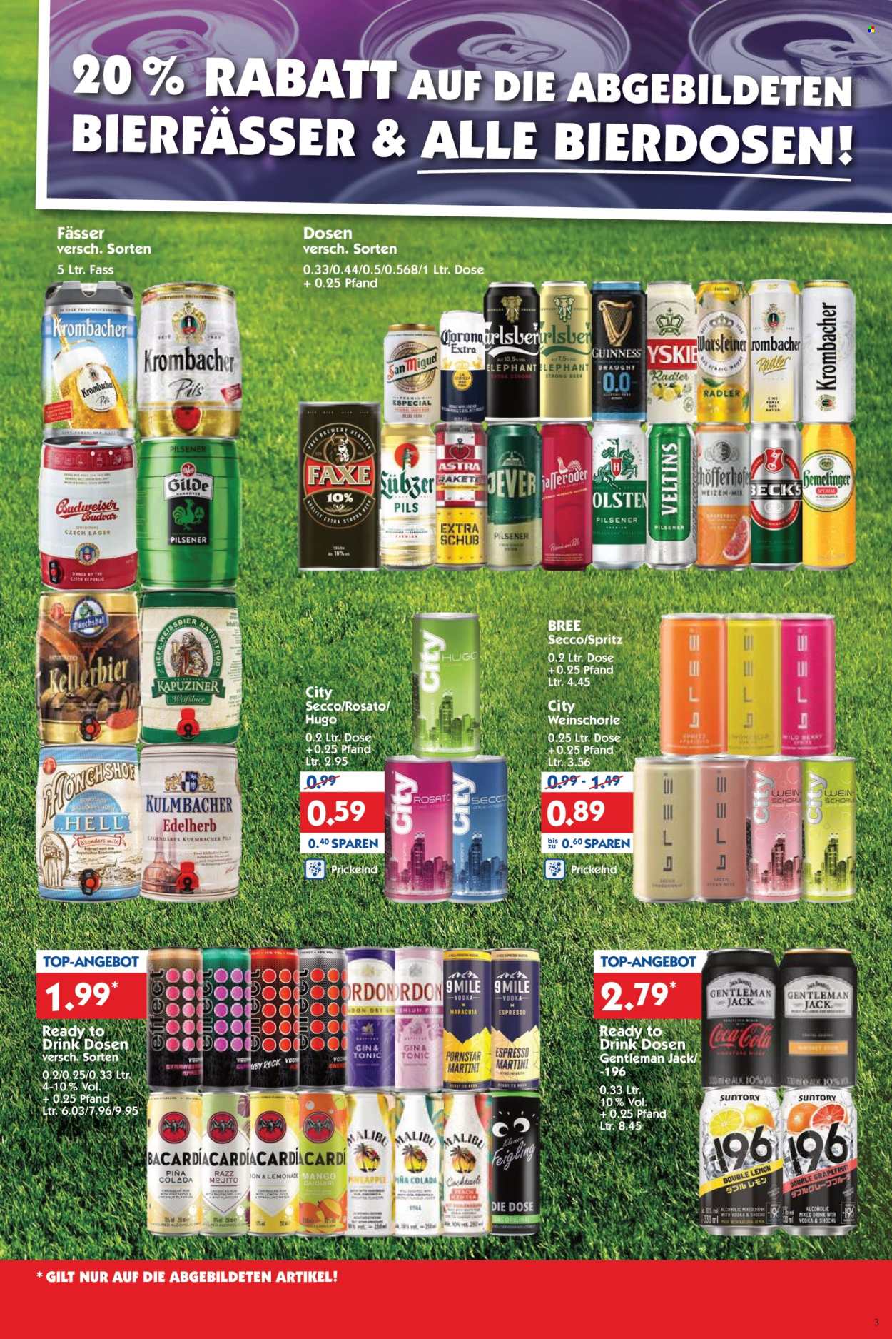 Hol'ab! Getränkemarkt Prospekte  - 13.07.2026 - 18.07.2026. Seite 3