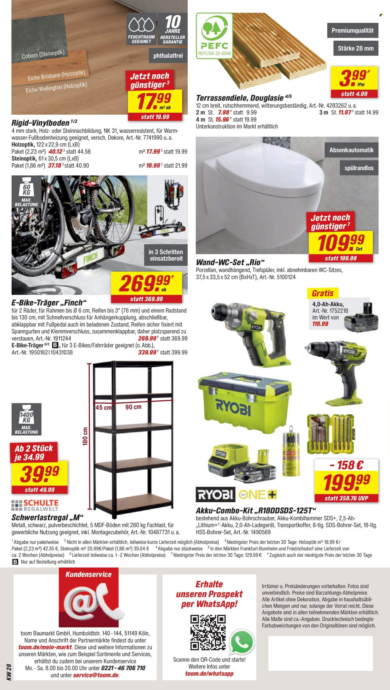 toom Baumarkt Prospekte  - 11.07.2026 - 17.07.2026. Seite 16